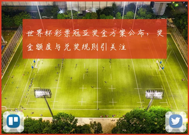 世界杯彩票冠亚奖金方案公布，奖金额度与兑奖规则引关注